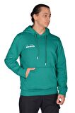 Diadora Bergamo - Erkek Yeşil Pamuklu Spor Sweatshirt - DDBER1030016