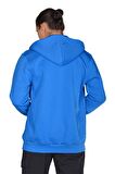 Diadora İmola - Erkek Saks Pamuklu Tam Fermuarlı Spor Sweatshirt - DDTAM1050049