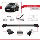 Vauxhall Antara 2007-2016 Arası ile Uyumlu FLY Model Ara Atkı Tavan Barı Gri 2 Adet