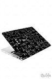 MacBook Air 15 A3114 A2941 uyumlu Kaos-14 UV Lans Msoft E=mc2