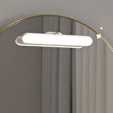 BUFFER® Dokunmatik USB İle Şarj Olabilen 27 cm Led Aydınlatma Makyaj Aynası Işığı