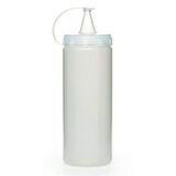 By Nevser® Şeffaf Kapaklı Sızdırmaz Yağlık Sosluk Şişesi Plastik Yağdanlık 400 ml AP-9028