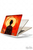 MacBook Pro 16 A2780 uyumlu Japon-22 Msoft Fit Baskılı Sakin Ay
