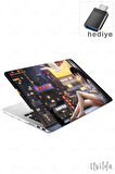 MacBook Pro 16 A2485 uyumlu Japon-21 Kapak Msoft Çay Kedi ve Kız