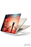 MacBook Air 13.6 A3113 A2681 uyumlu Derin 7 Msoft Koruyucu Yağmurlu Bir Gece