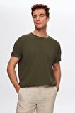 Ds Damat Comfort Haki %100 Pamuk T-Shirt 6HC14ORT02006 6HC14ORT02006