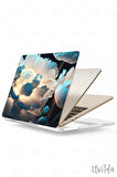 MacBook Air 13.6 A3113 A2681 uyumlu Derin 12 Msoft UV Kapak Neon Şakayık