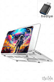 MacBook Pro 14 A3401 A3185 A3112 A2992 A2918 A2779 A2442 uyumlu Kaos-4 Msoft Önleyici Uzay Macerası