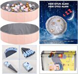 Baby Marine Katlanır Aktivite ve Top Havuzu - 100 Top Hediye - 5 Renk