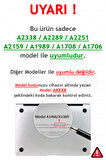 MacBook Pro 13 A2338 A2289 A2251 A2159 A1989 A1708 A1706 uyumlu Nefes-18 Sert Msoft Kara Delik