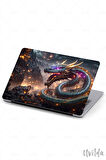 MacBook Pro 16 A2485 uyumlu Nefes-15 PVC Msoft Kapak Ejderha Işıklar