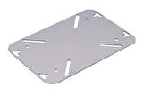 Plastik koltuklar için Universal adaptör plaka Alüminyum 22x32 cm