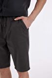 DeFacto Regular Fit Düz Paça Gabardin Bermuda Şort C5397AX24SMAR82