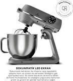 Karaca Multichef Artisan Digital Ekran 7 Litre Döküm Stand Mikser Antrasit 1800w