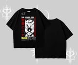 Oversize Tshirt Anime Devils Girl Japanese Style Baskılı