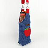 Woodycord El Yapımı U Model Elma Kot Matara Termos Kılıfı