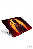 MacBook Pro 14 A3401 A3185 A3112 A2992 A2918 A2779 A2442 uyumlu Nefes-22 HD Ultra Msoft Kadın Kızıl Gece