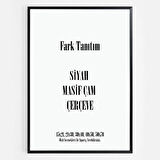 Premium Siyah Masif Çam Çerçeve - 3mm MDF Arkalık - 500 Mikron Kırılmaz Şeffaf PVC Ön Koruma - Şık ve Dayanıklı Duvar Masif Ahşap Çerçevesi