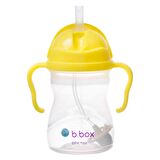 B.box Tıklama Kilitli Uçlu Damlatmaz Pipetli Alıştırma Bardağı, Sarı, 240 Ml, 6 Ay, 1 Adet