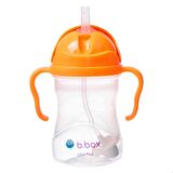 B.box Tıklama Kilitli Uçlu Damlatmaz Pipetli Alıştırma Bardağı, Turuncu, 240 Ml, 6 Ay, 1 Adet