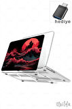 MacBook Pro 14 A3401 A3185 A3112 A2992 A2918 A2779 A2442 uyumlu Nefes-11 HQ Msoft Kızıl Dalgalar