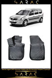Dacia Logan Panelvan 2019 Model Araca Özel 3d Havuzlu Paspas(2 PARÇA)