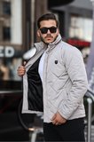 BLUESMODA HAKİM YAKA KAPİTONE GİZLİ KAPÜŞON İÇİ PELUŞ MONT