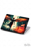 MacBook Pro 16 A2485 uyumlu Nefes-13 Msoft Renkli Yağmur İblis
