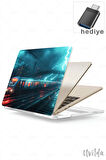 MacBook Pro 13 A2338 A2289 A2251 A2159 A1989 A1708 A1706 uyumlu Kaos-21 Msoft Ultra HD Şimşek Ve Tren