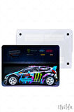 MacBook Pro 13 A2338 A2289 A2251 A2159 A1989 A1708 A1706 uyumlu Otomo-12 UV Msoft Desen Fiesta Hoonigan Rally
