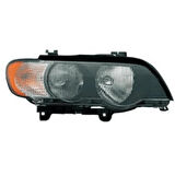 BMW Komple Far X5:E53 Sol; Siyah Sarı Sinyal 2000-03