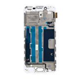 Oppo Uyumlu R9S Lcd Ekran Beyaz Çıtalı