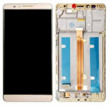 Huawei Uyumlu Mate 7 Lcd Ekran Dokunmatik Gold Çıtalı