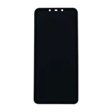 Huawei Uyumlu P Smart Plus 2019 Lcd Ekran Siyah Çıtasız