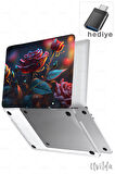 MacBook Air 15 A3114 A2941 uyumlu Derin 10 TPU Kapak Msoft Güller Tomurcuk