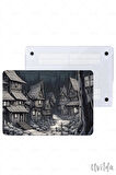MacBook Pro 13 A2338 A2289 A2251 A2159 A1989 A1708 A1706 uyumlu Derin 8 Msoft Koruma Ahşap Kasaba