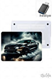 MacBook Pro 16 A2780 uyumlu Otomo-1 Kapak Msoft Siyah Mus.tang