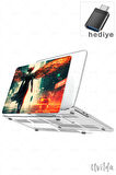 MacBook Pro 14 A3401 A3185 A3112 A2992 A2918 A2779 A2442 uyumlu Nefes-13 Lüks Msoft Yağmur İblis