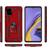Gpack Samsung Galaxy A71 Kılıf Vega Standlı Yüzüklü MıknatıslıNano Glass