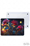 MacBook Pro 13 A2338 A2289 A2251 A2159 A1989 A1708 A1706 uyumlu Derin 17 Msoft Önleyici Gece ve Gül
