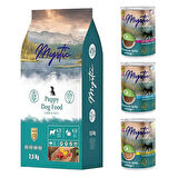 Mystic Kuzu Etli Yavru Köpek Maması 15 kg + 3 Adet Konserve