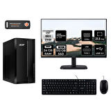 ACER ASPİRE TC1760 MDT004D172 i3 12100 24GB RAM 512GB SSD RX550 4GB 21.5" FDOS MASAÜSTÜ PC