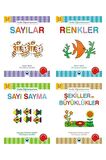 Evde Öğreniyorum Sayılar Renkler Sayı Sayma Şekiller ve Büyüklükler 3-5 Yaş