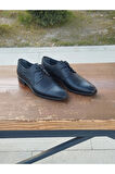 Erkek Yazlık Kundura Hakiki Deri  Neolit Taban Bağlı