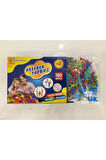 Beceri Eğlence 120 Parça Kelebek Puzzle Eğitici Şekiller Pop Tubee