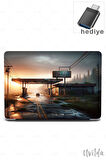 MacBook Air 13.6 A3113 A2681 uyumlu Kaos-19 Notebook Msoft Benzin İstasyonu