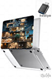 MacBook Air 15 A3114 A2941 uyumlu Nefes-19 HD Msoft Koruma Minimal Mimar