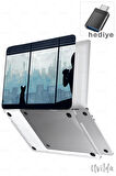 MacBook Air 15 A3114 A2941 uyumlu Japon-11 Notebook Msoft Anime Silüet