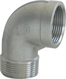 Kuyruklu dirsek. Erkek-Dişi. AISI 316 Paslanmaz çelik. 2"