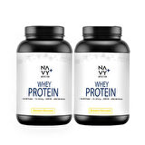 Navy Plus Nutrition 2 Adet 2300 Gr Whey Protein Tozu Muz Aromalı